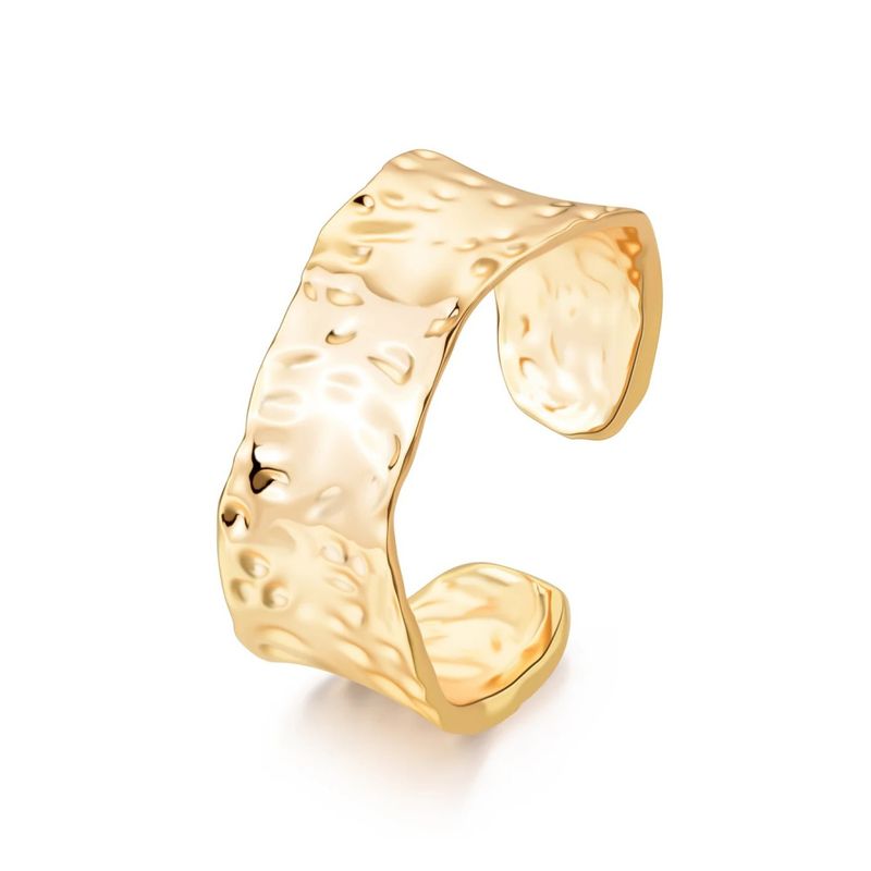 Nora Norway Ninu Armbånd – Gullbelagt Statement armbånd med Organisk Design