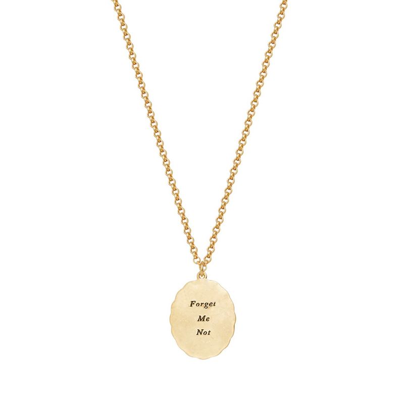 Fable England Forget Me Not Pearl Cameo Halskjede