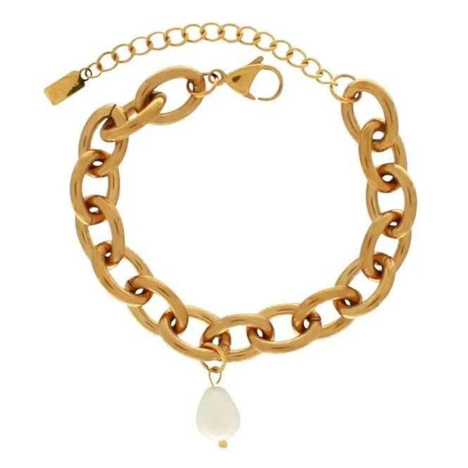Hovedbilde DANSK Joy Waterproof Link Pearl Armbånd – ...