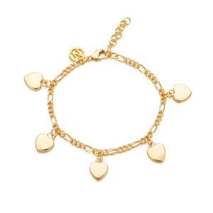 Hovedbilde Nora Norway Gullhjerte armb&aring;nd