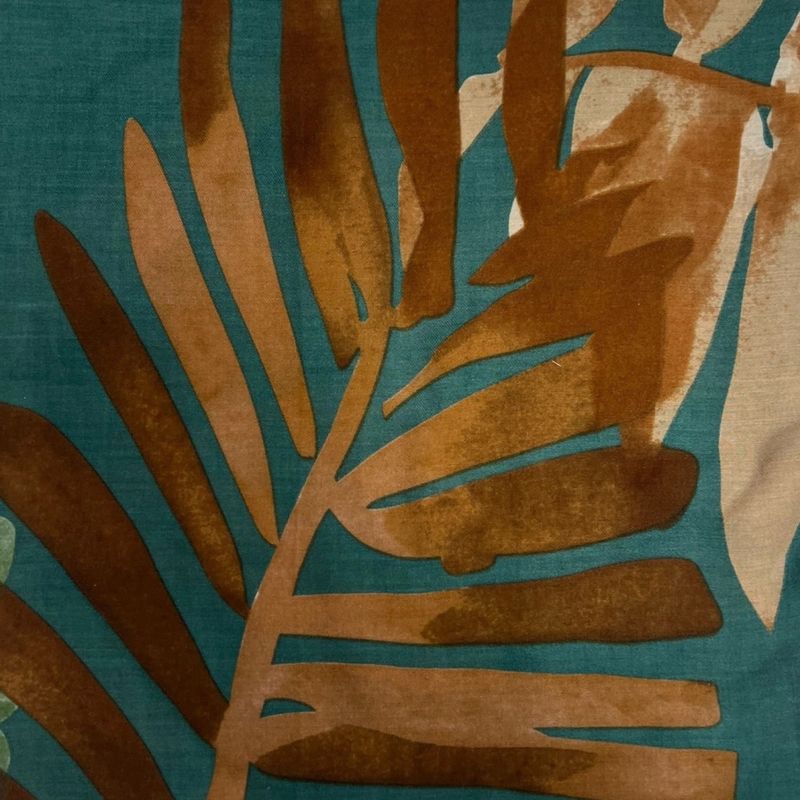 Amazonas-inspirert skjerf med store blader